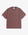 Big Collar T-shirt Faded Brown