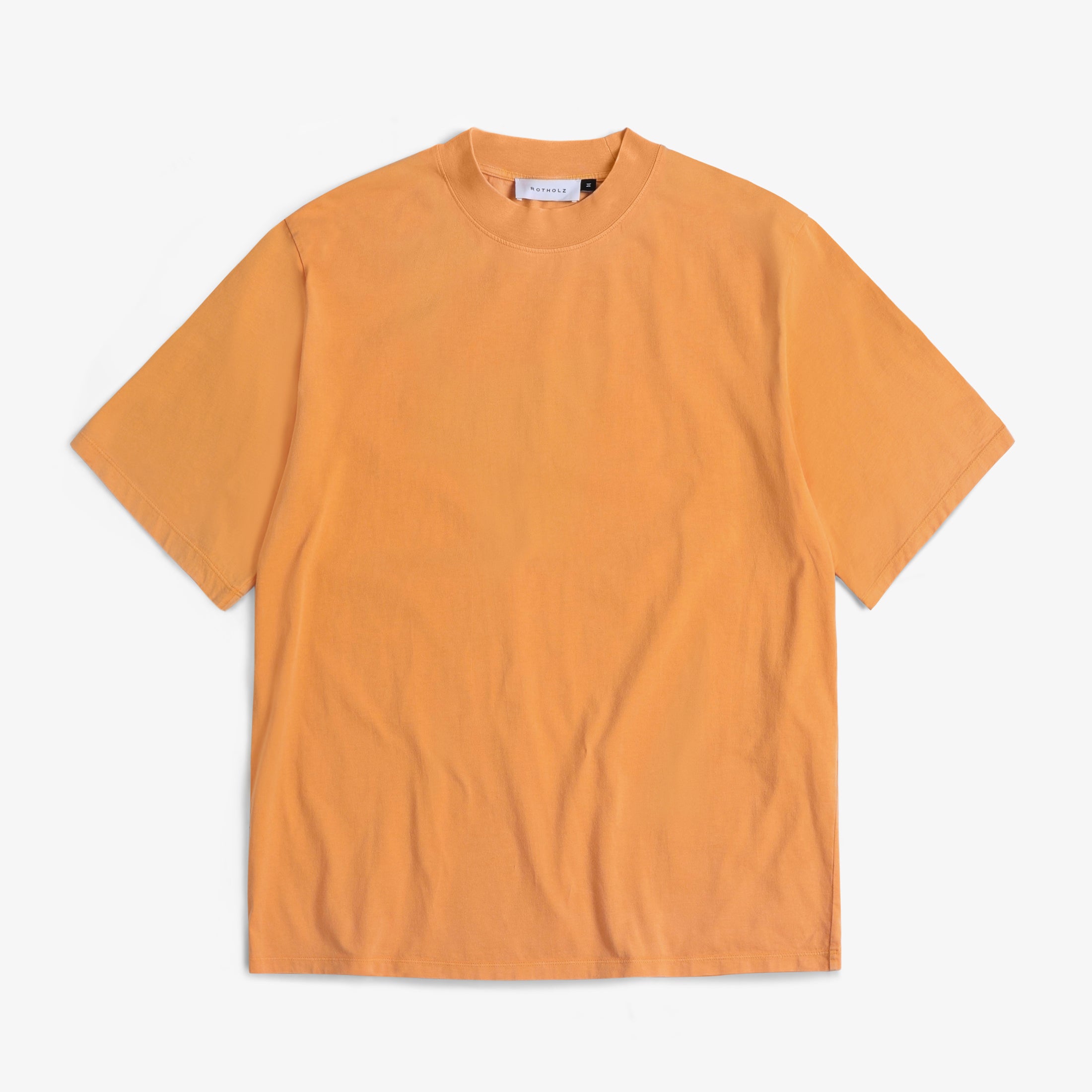 Big Collar T-shirt Faded Orange