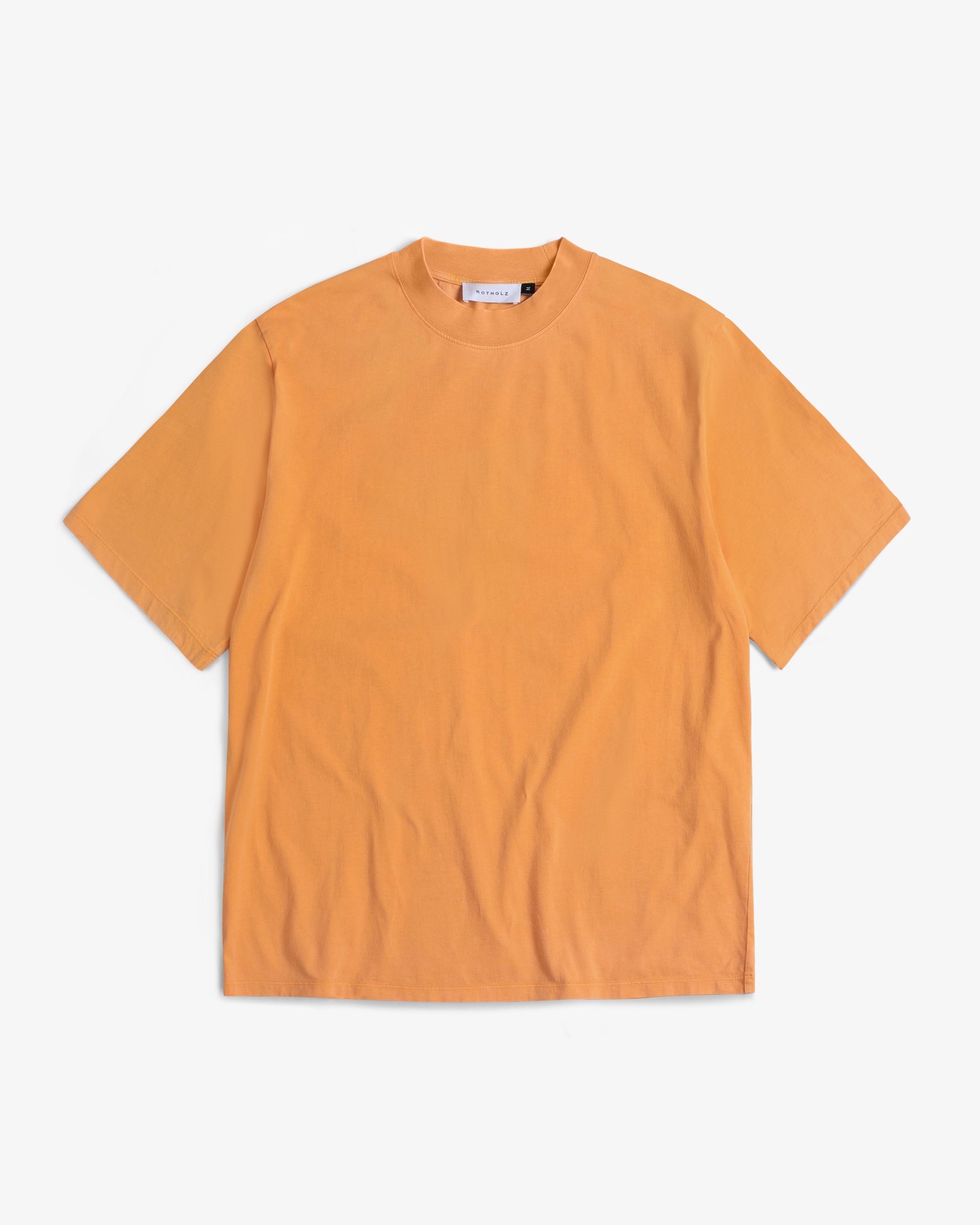 Big Collar T-shirt Faded Orange