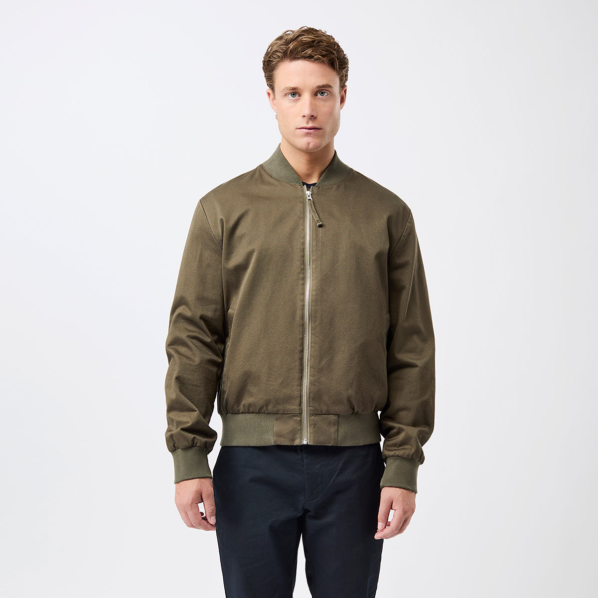 Koojan Bomber Organic Cotton Stone Moss