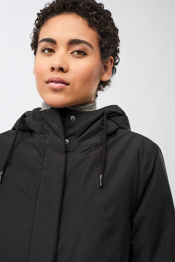 Ariza Parka Vegan Black - LANGERCHEN