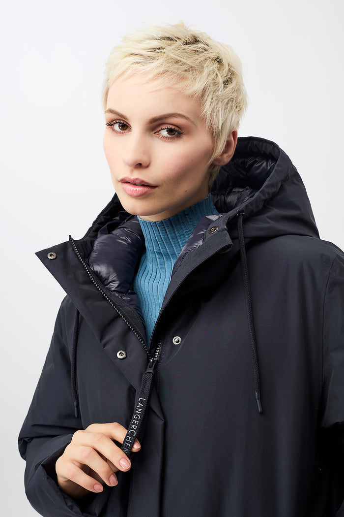 Coat Croydon Black - LANGERCHEN