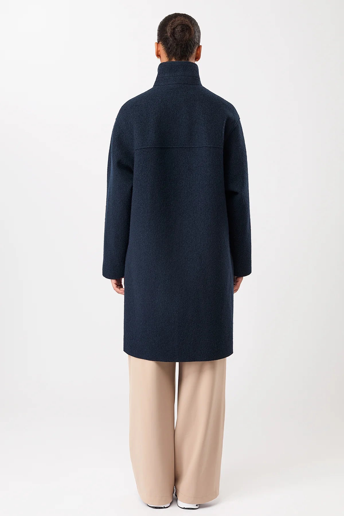 Pennfield Organic Wool Coat Navy