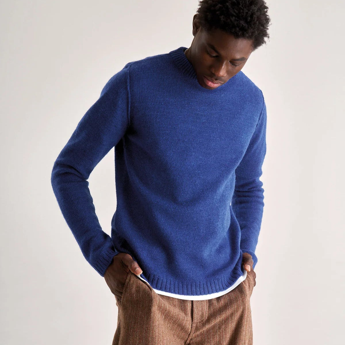 Bobbie Merino Wool Jumper Navy