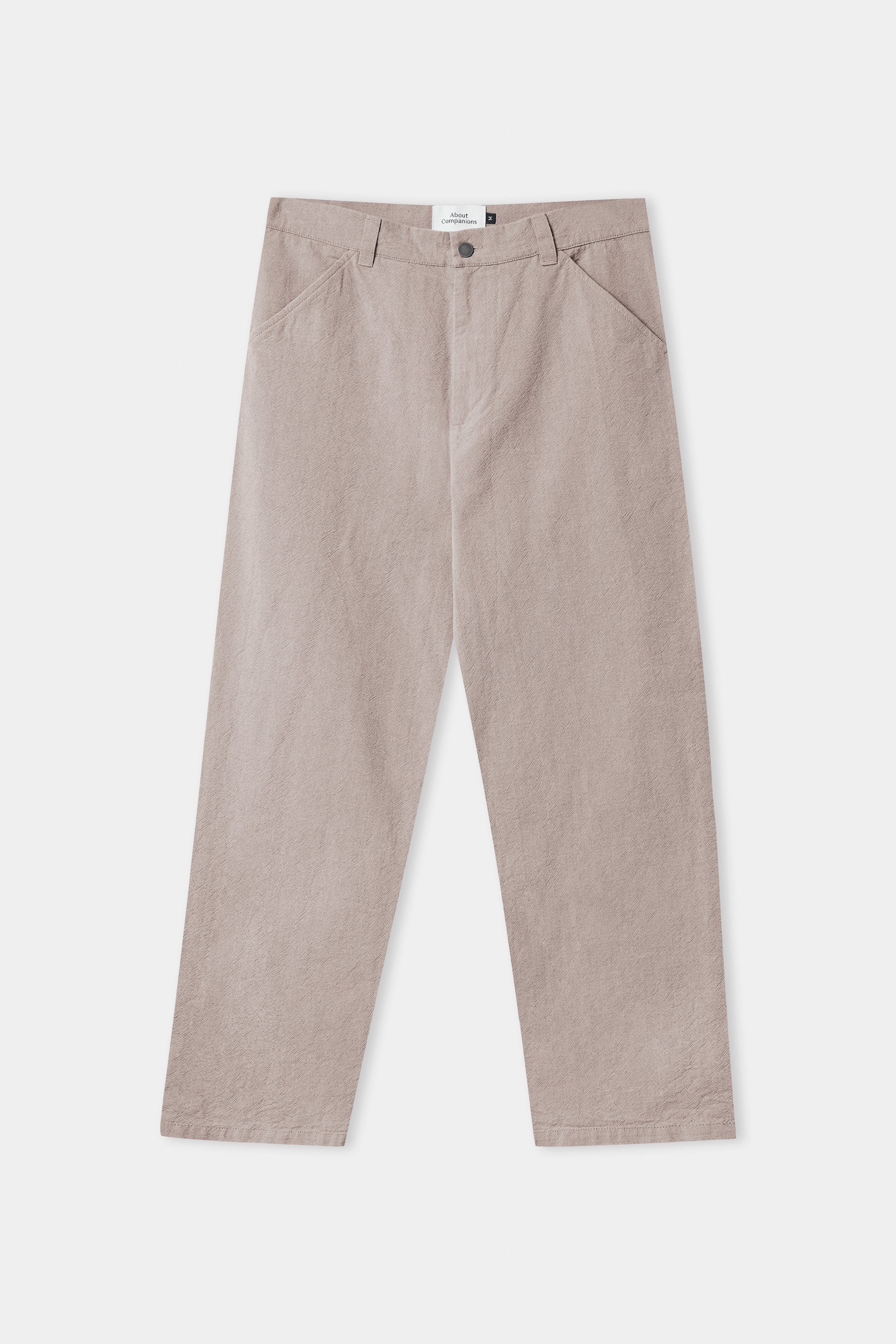 Carlo Canvas Trousers Cold Brown