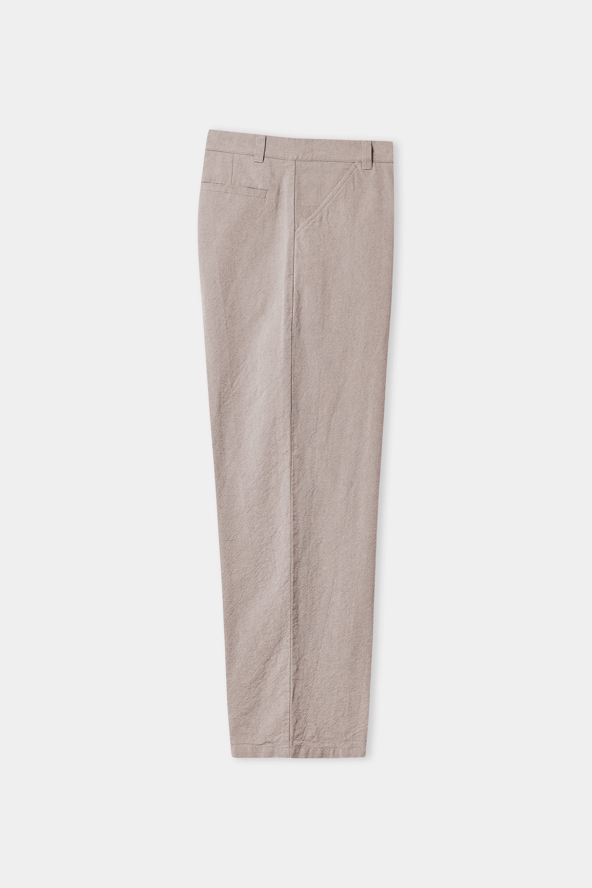 Carlo Canvas Trousers Cold Brown