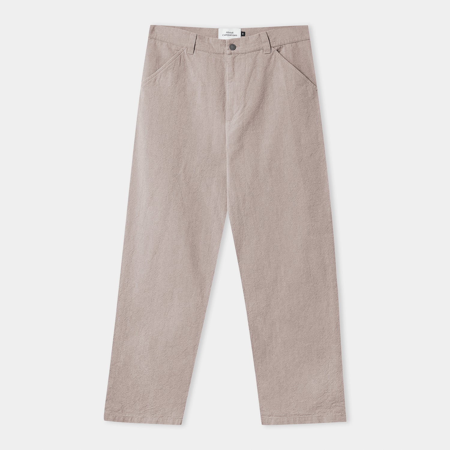 Carlo Canvas Trousers Cold Brown