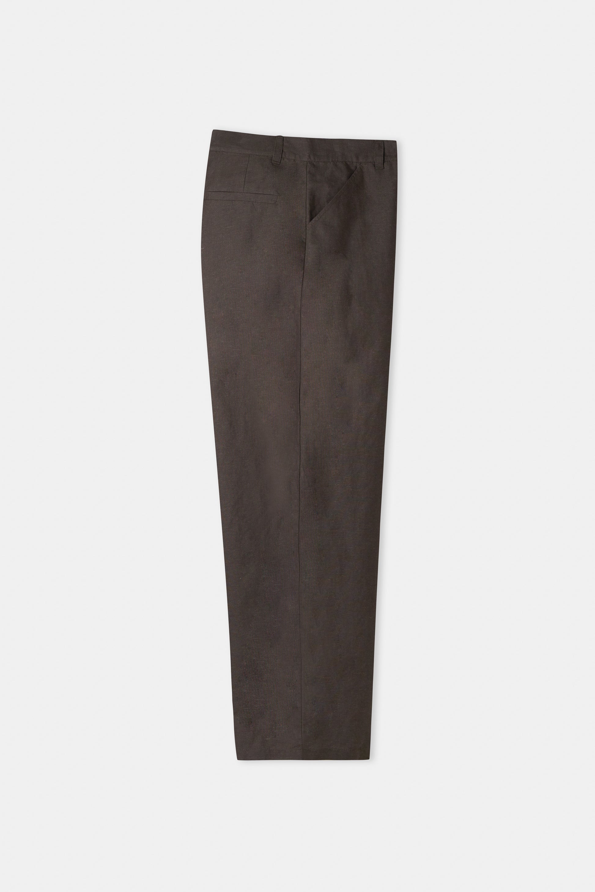 Carlo Linen & Organic Cotton Trousers Coffee