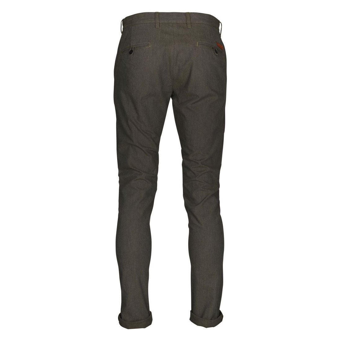 Twill Flannel Chinos - Forrest Night - Knowledge Cotton Apparel