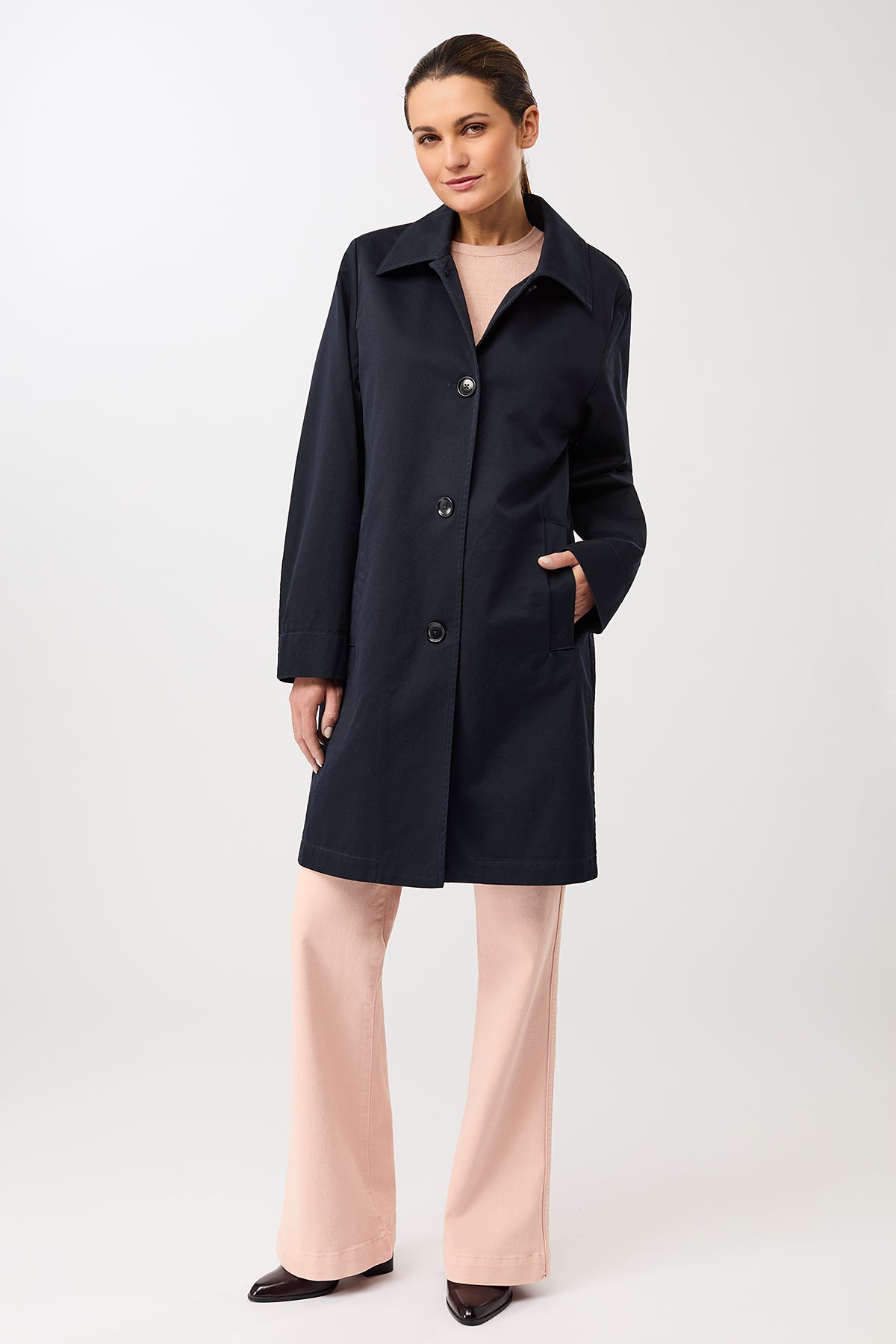 Blain Coat Organic Cotton Navy