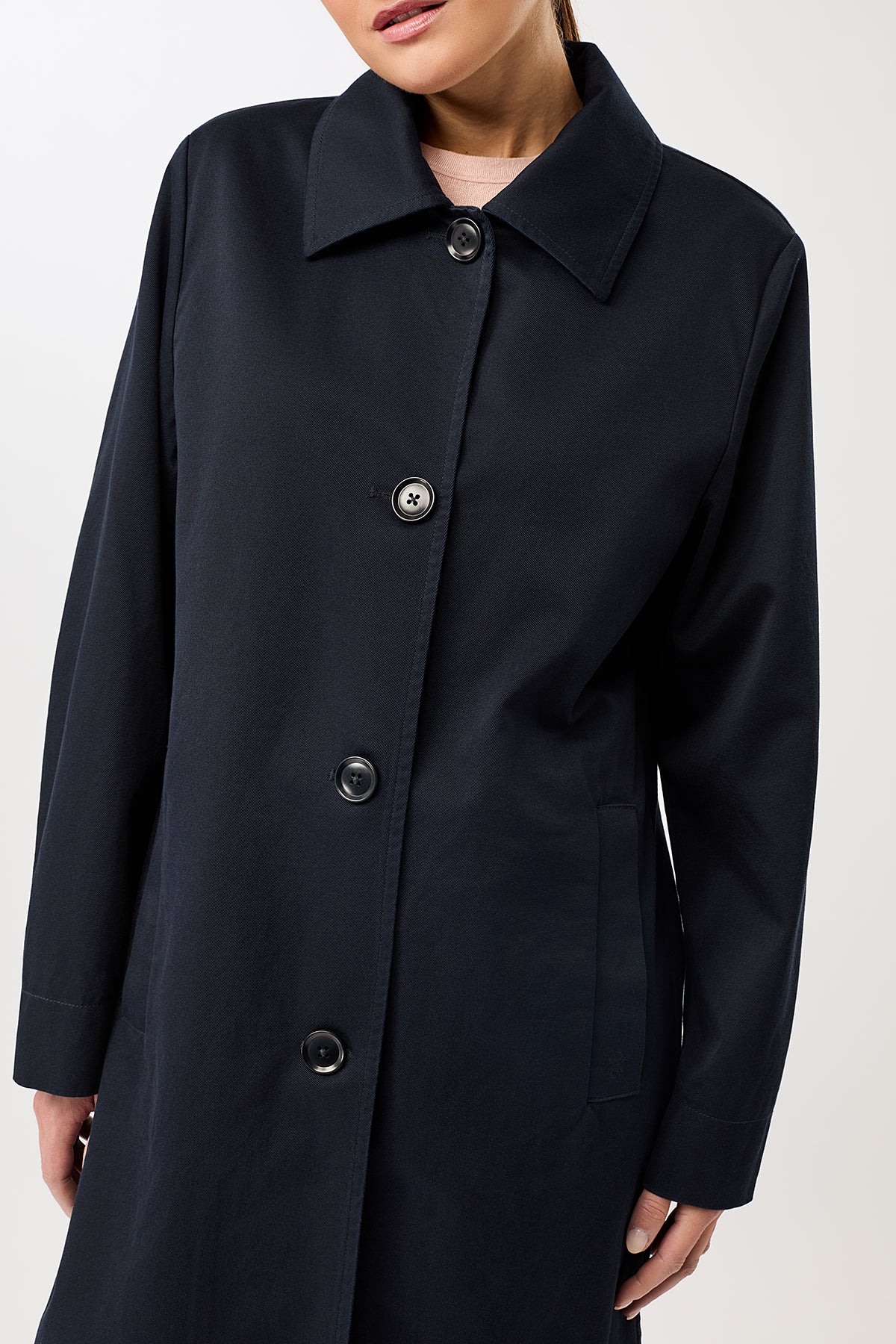Blain Coat Organic Cotton Navy