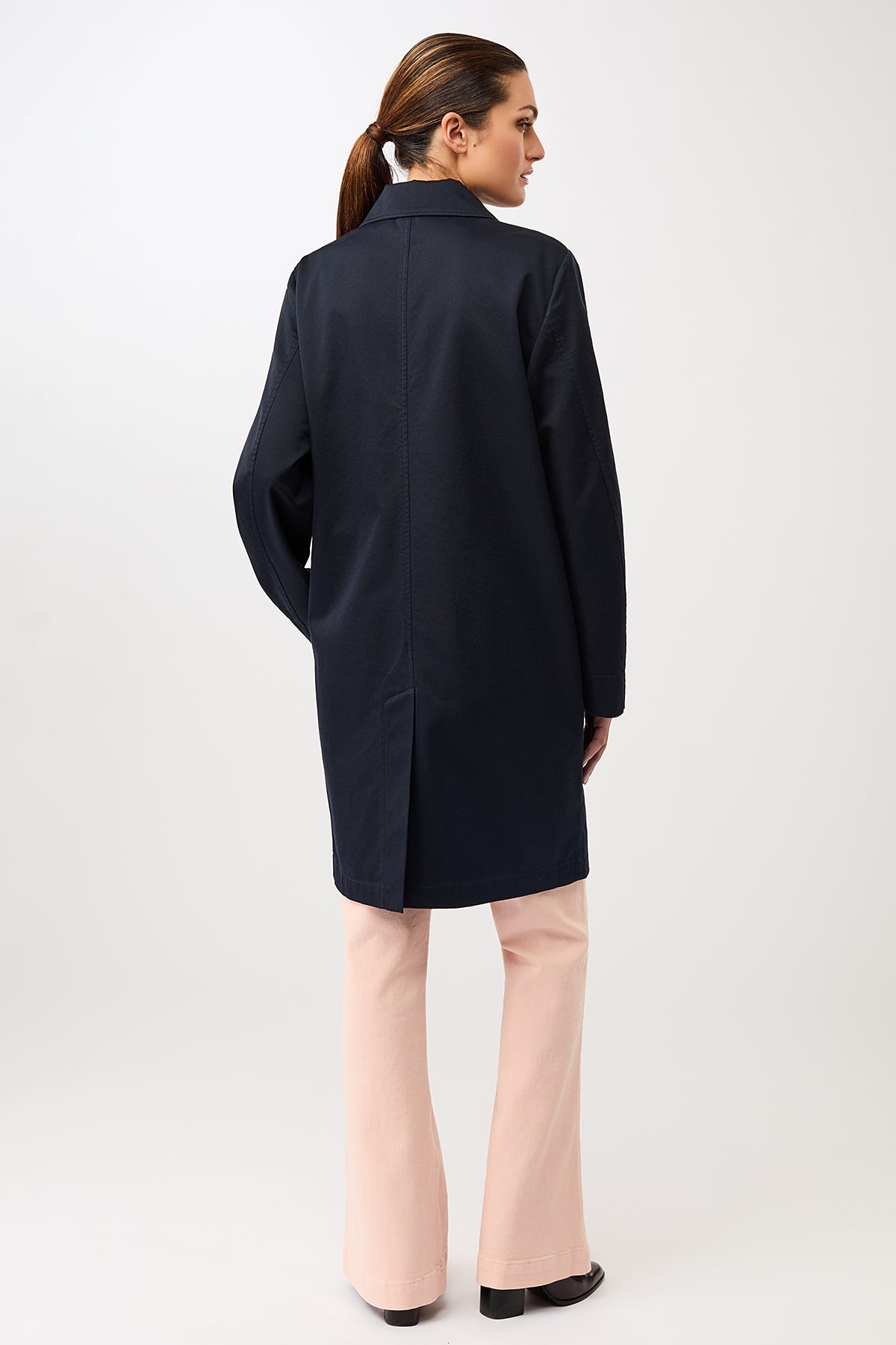 Blain Coat Organic Cotton Navy