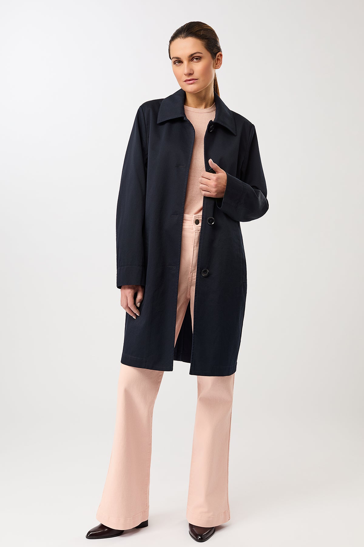 Blain Coat Organic Cotton Navy