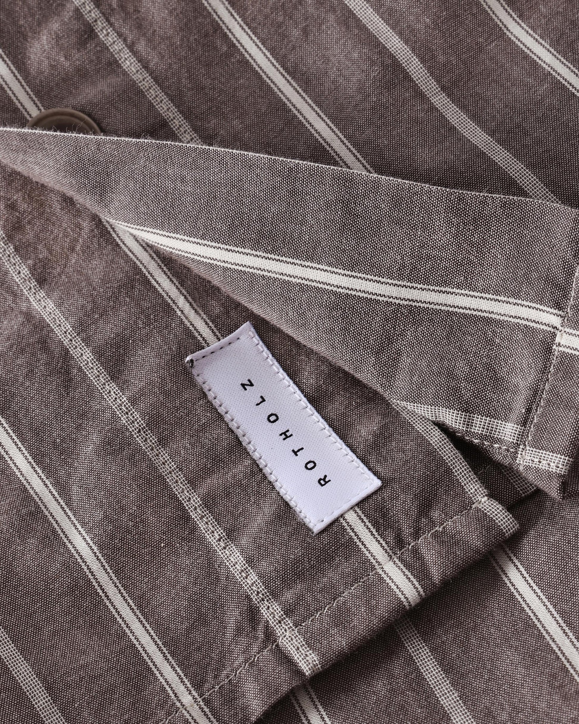 Casual Shirt Brown Stripe
