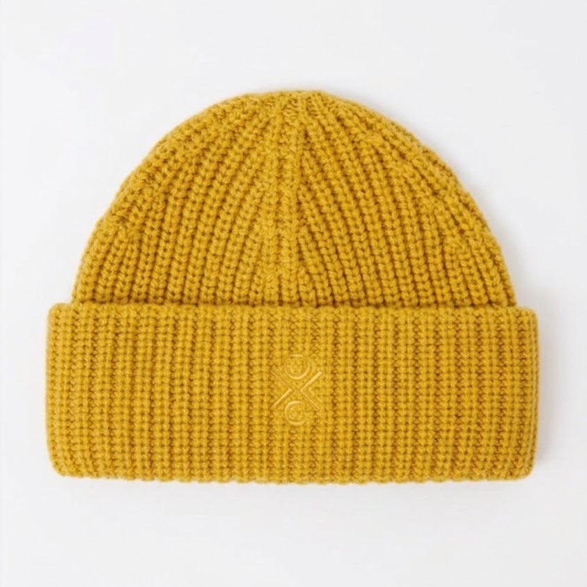 Chunky Knit Organic Wool Beanie Signal