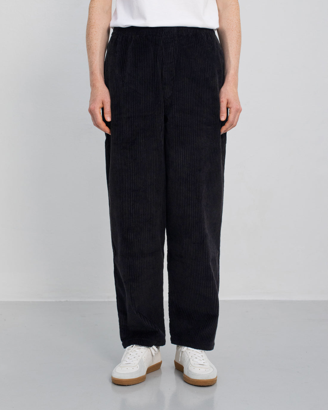 Cord Wide Unisex Pant True Black