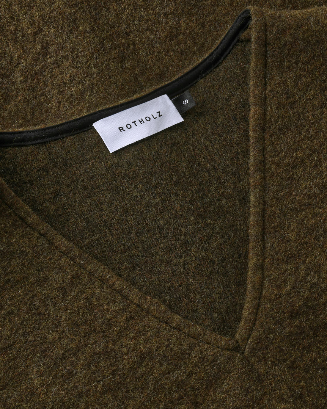 Vest Organic Wool Forest Green