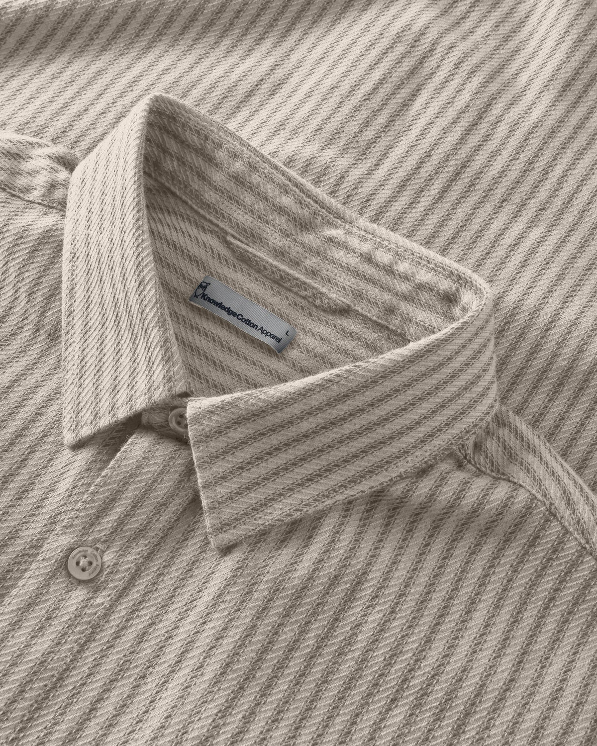 Dune Regular Stripe Shirt Brown Check