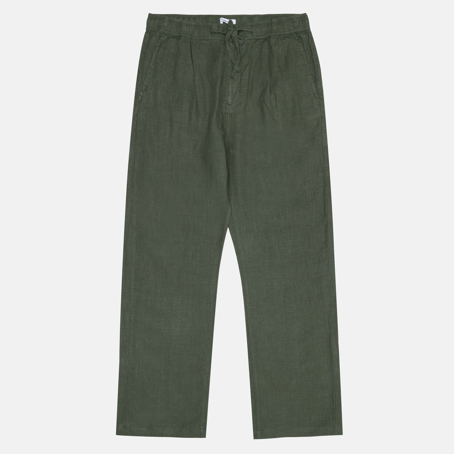 Fig Loose Ekologiska Linnebyxor Herr Mörkgröna -  KNOWLEDGE COTTON APPAREL