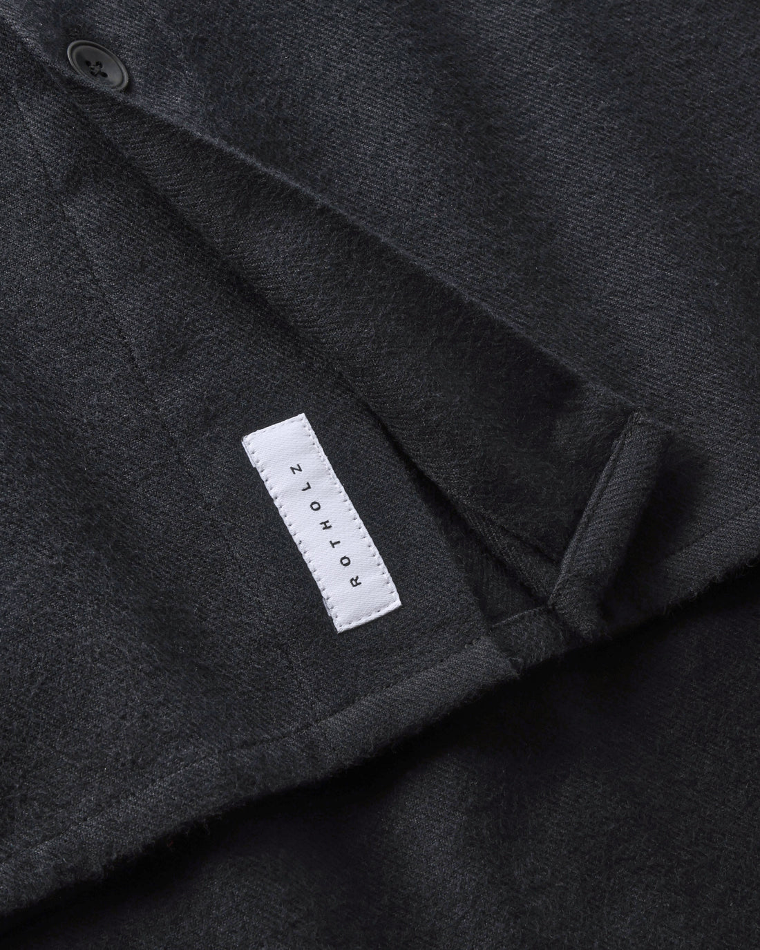 Flannel Casual Shirt True Black