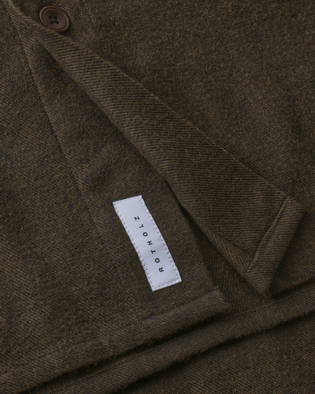 Flannel Casual Shirt Twill Brown