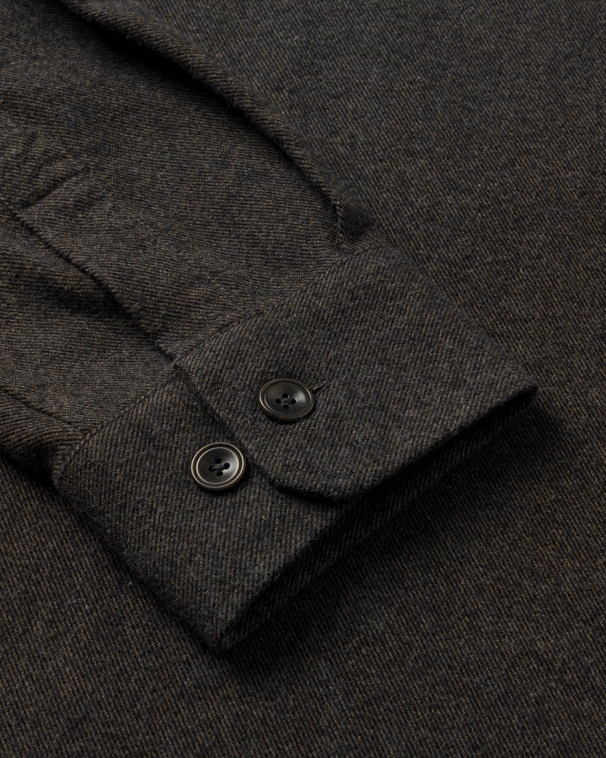 Flannel Casual Shirt Black Brown