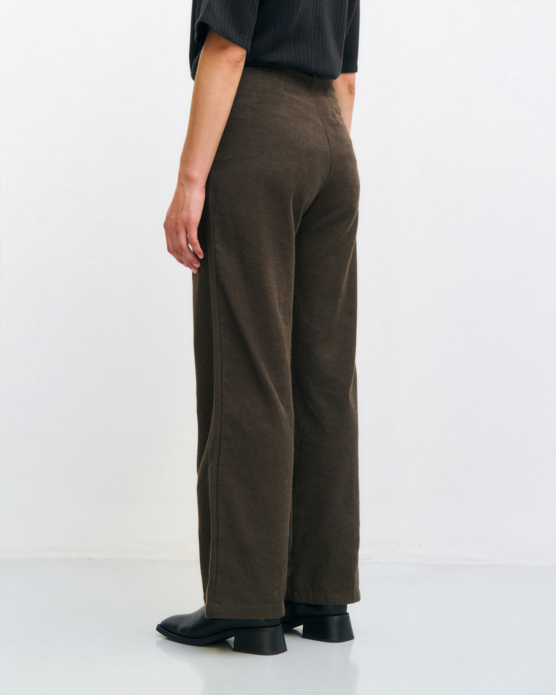 Flannel Pantalone Organic Twill Brown