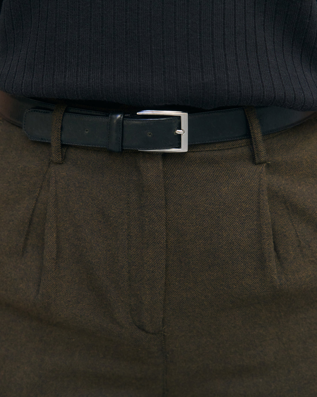 Flannel Pantalone Organic Twill Brown