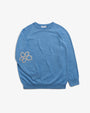 Flower Knit Organic Cotton Soft Blue