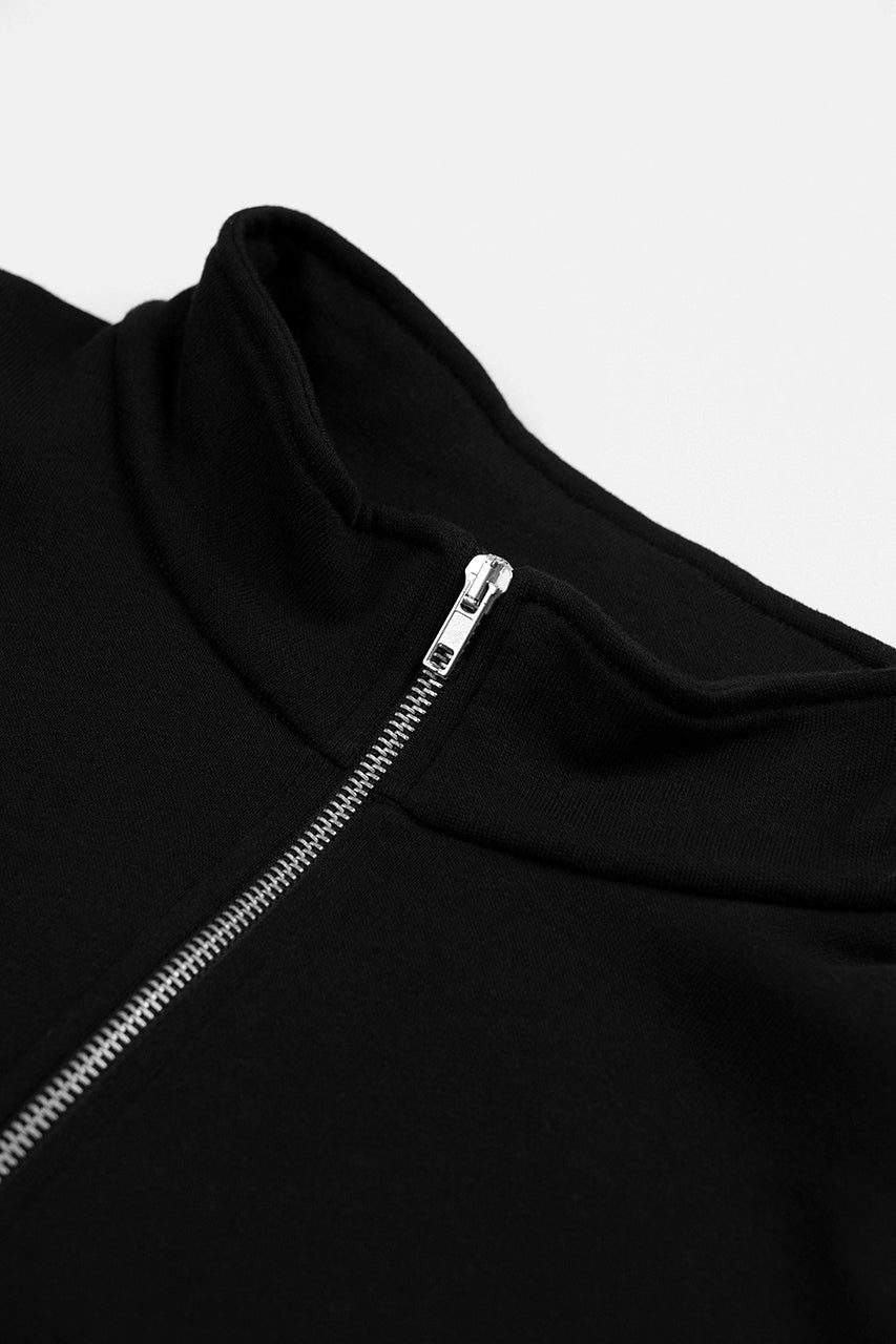 Half Zip Sweatshirt Black - ROTHOLZ