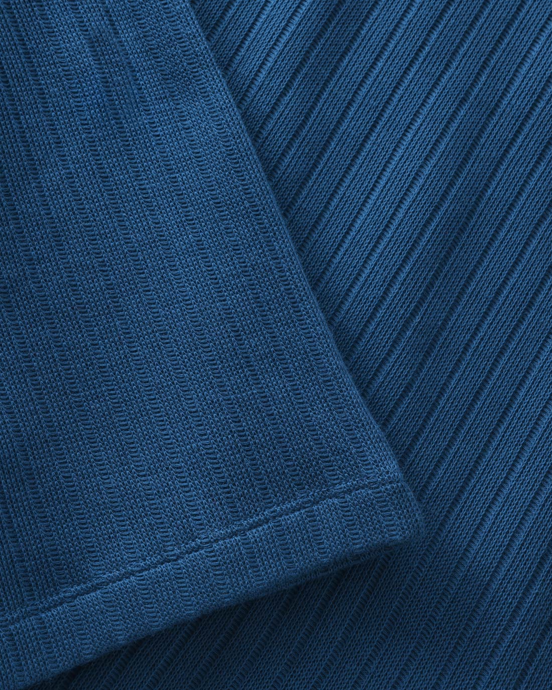 Heavy Ribbed T-shirt Royal Blue