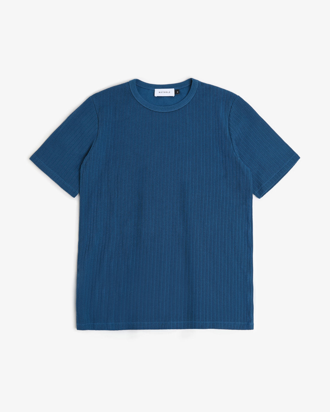 Heavy Ribbed T-shirt Royal Blue