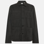 Herringbone Overshirt Dark Grey Melange