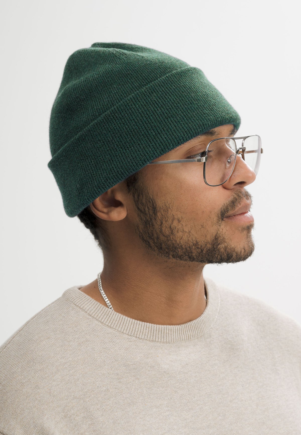 Beanie Organic Cotton Vegan Himmat Deep Forest