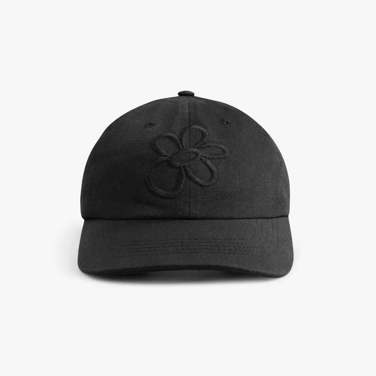 Flower Classic Organic Cotton Cap True Black