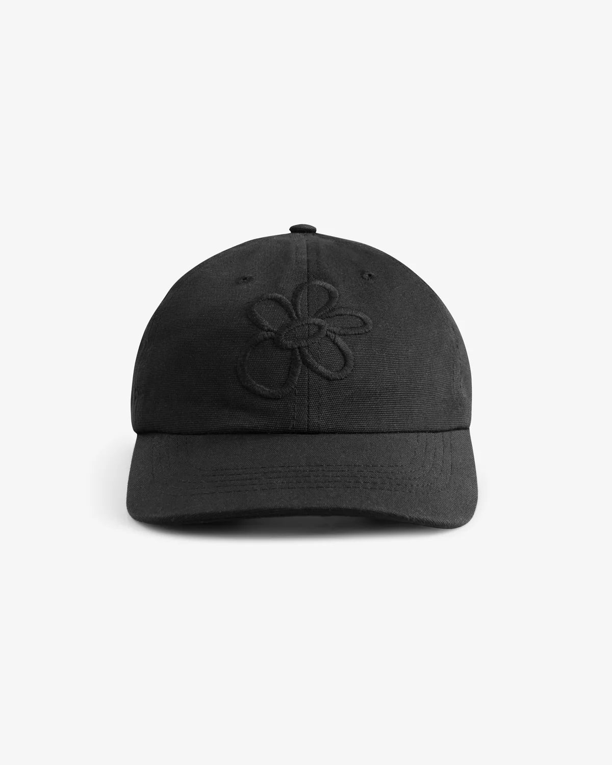 Flower Classic Organic Cotton Cap True Black