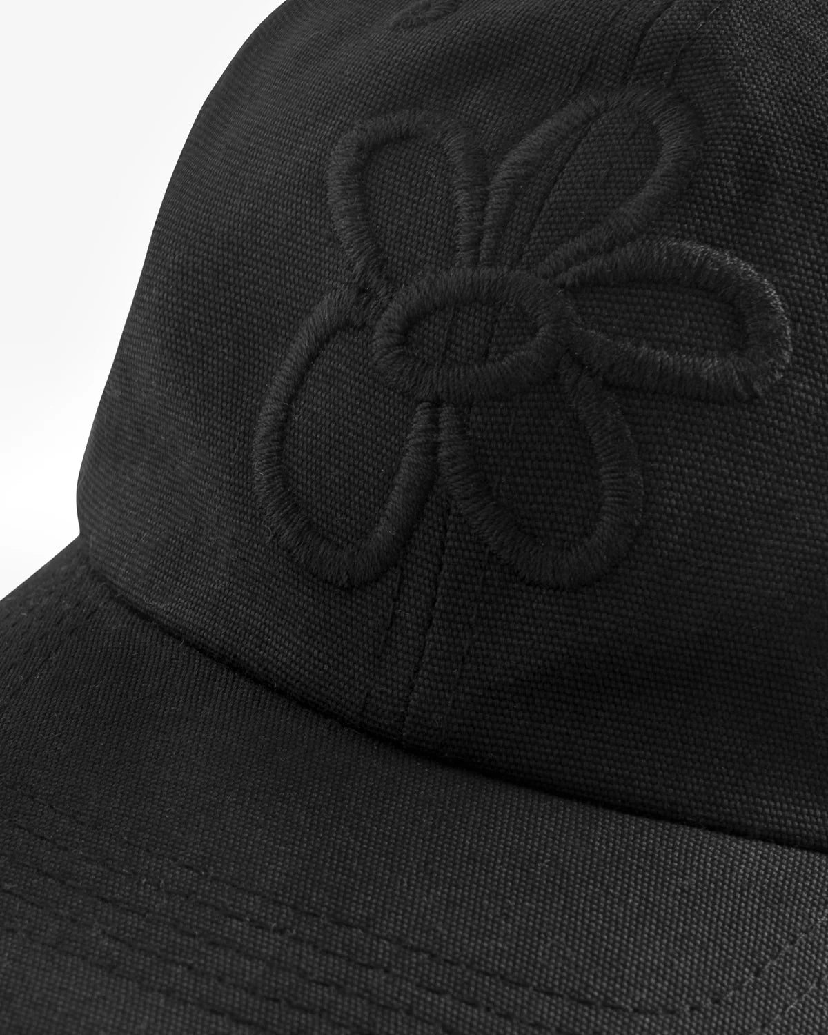 Flower Classic Organic Cotton Cap True Black