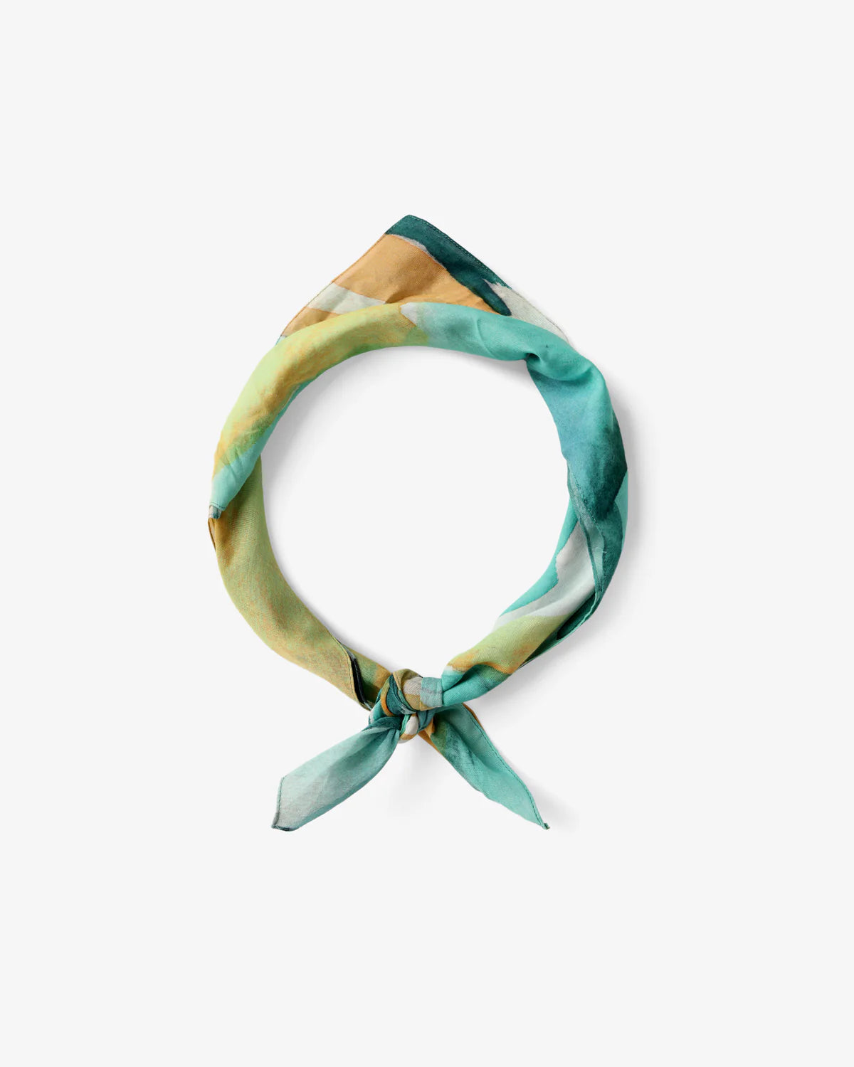 Bandana Orange Green Organic Cotton