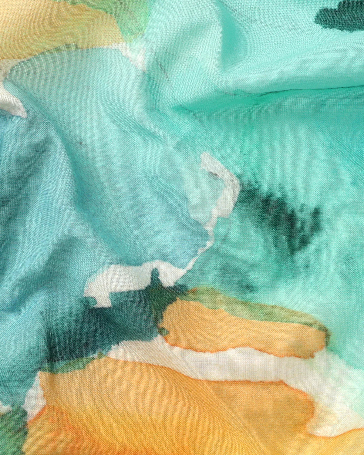 Bandana Orange Green Organic Cotton