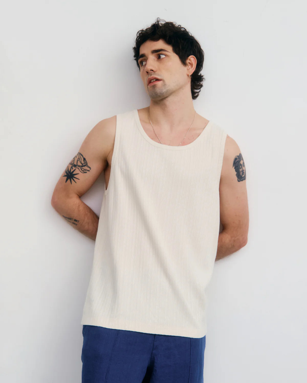 Tanktop Nature White Organic Cotton