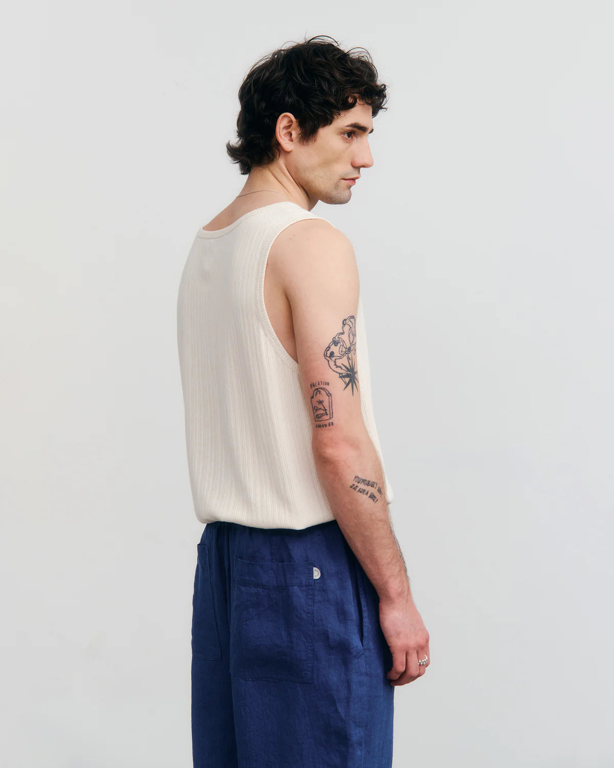 Tanktop Nature White Organic Cotton