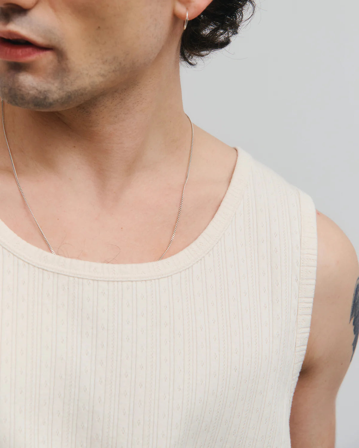 Tanktop Nature White Organic Cotton