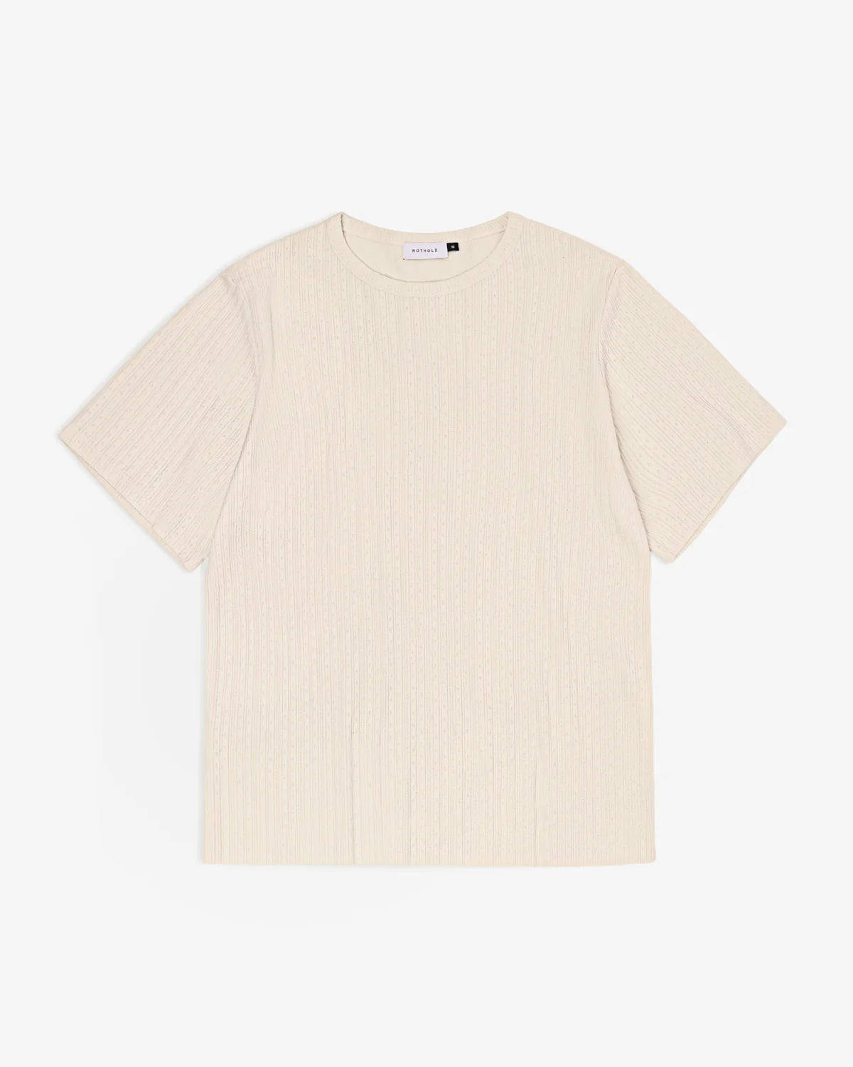 Ribbed T-Shirt Cream