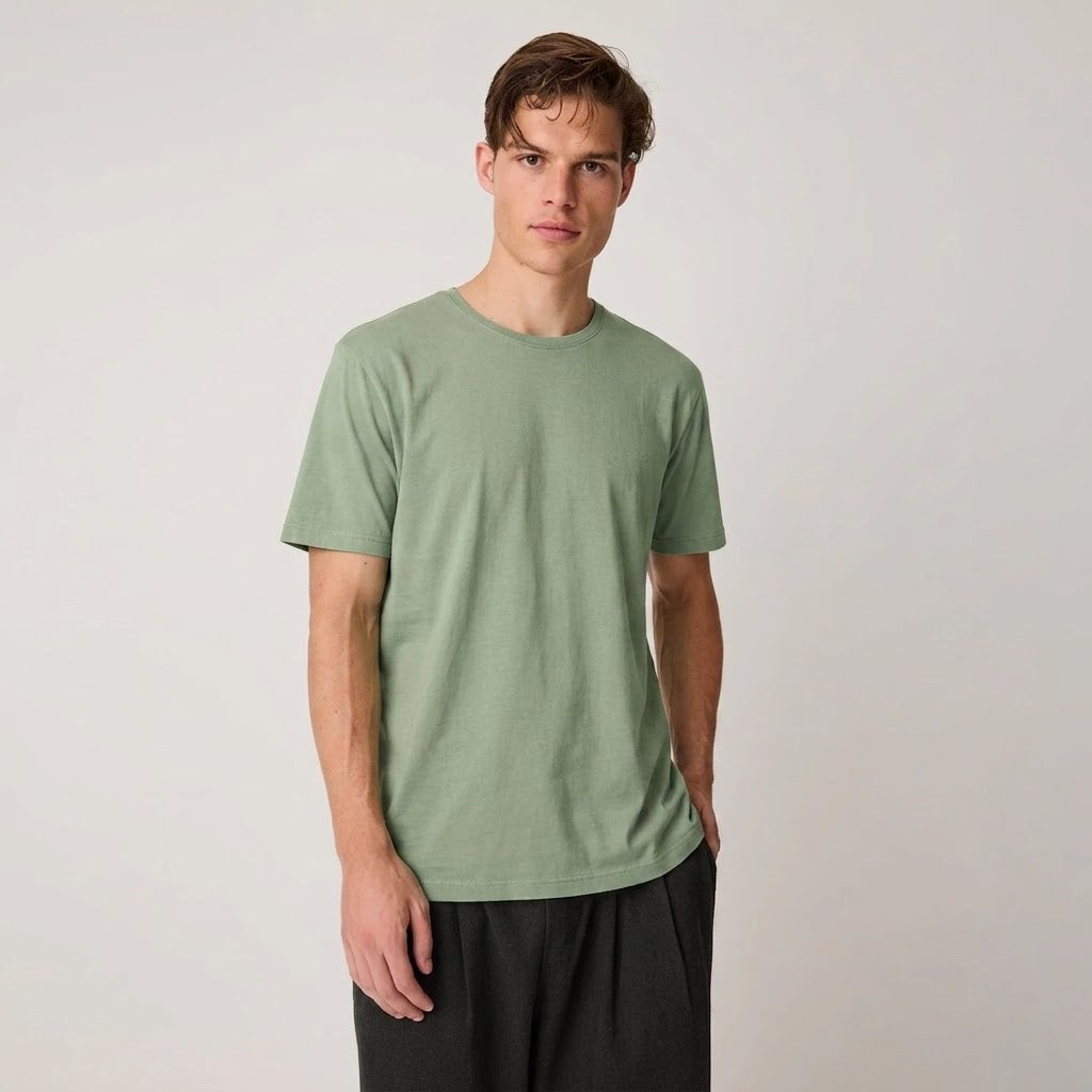 Agnar T-shirt Herr Ekologisk & Regenerativ GOTS Lily Pad