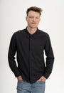 Ishir Blouse Style Shirt Charcoal Black