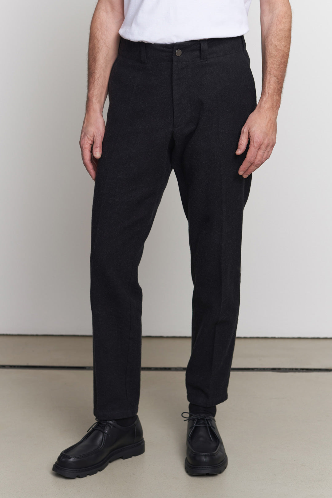 Jostha Flannel Black Melange - ABOUT COMPANIONS