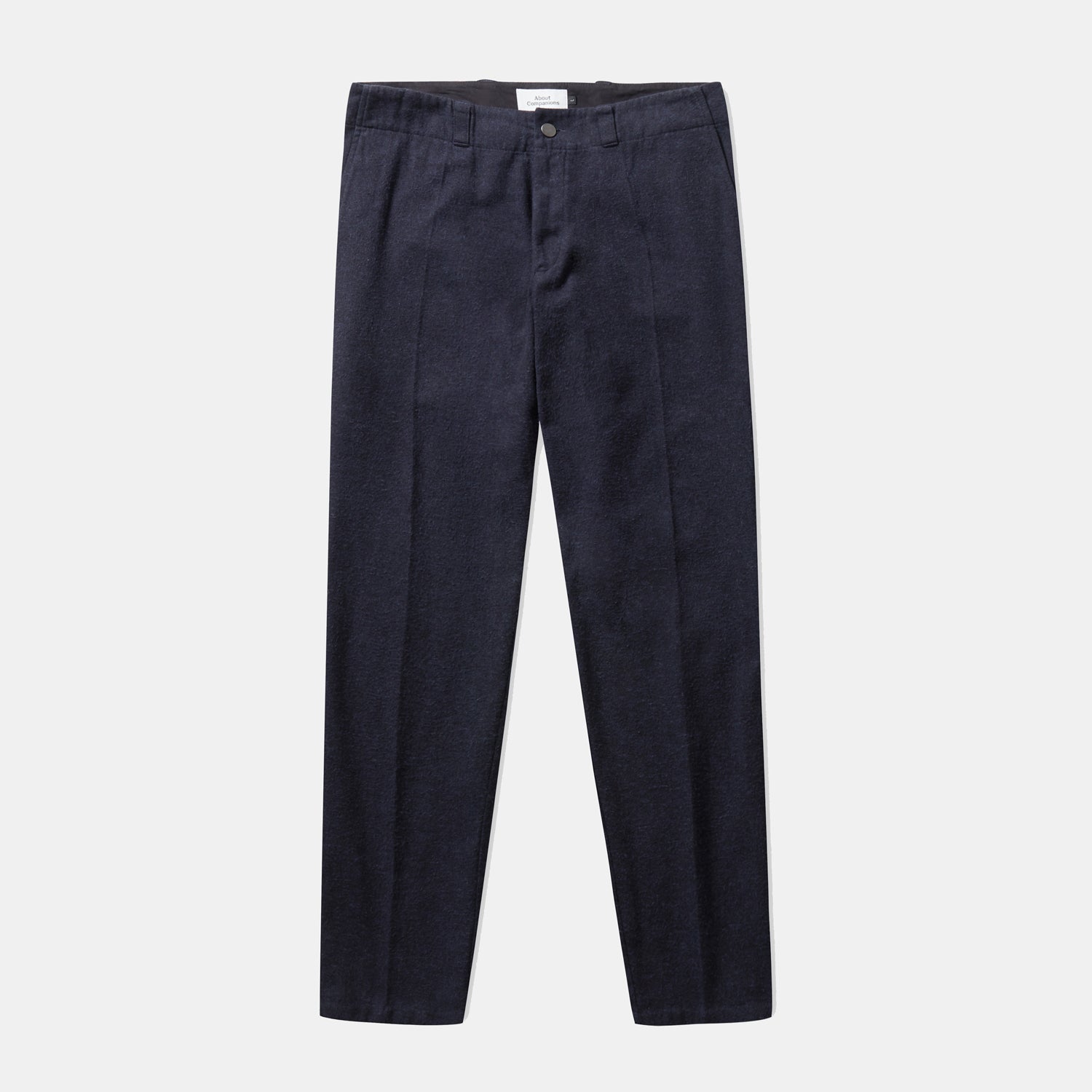Jostha Flannel Trousers Deep Sea Navy