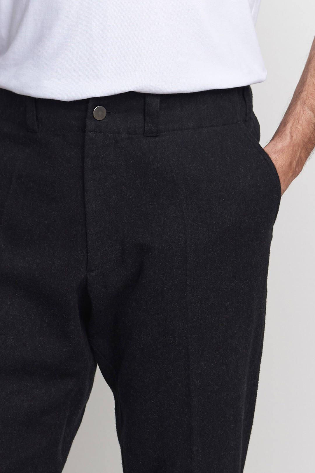 Jostha Flannel Black Melange - ABOUT COMPANIONS