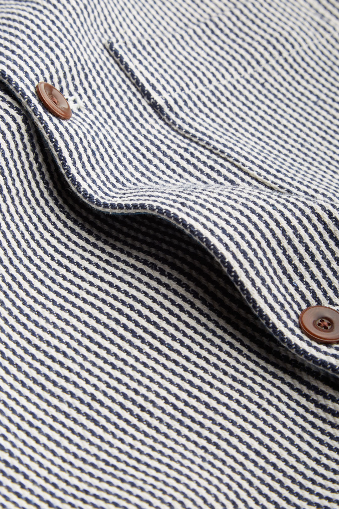 Emyr Jacket Hickory Stripe - KINGS OF INDIGO