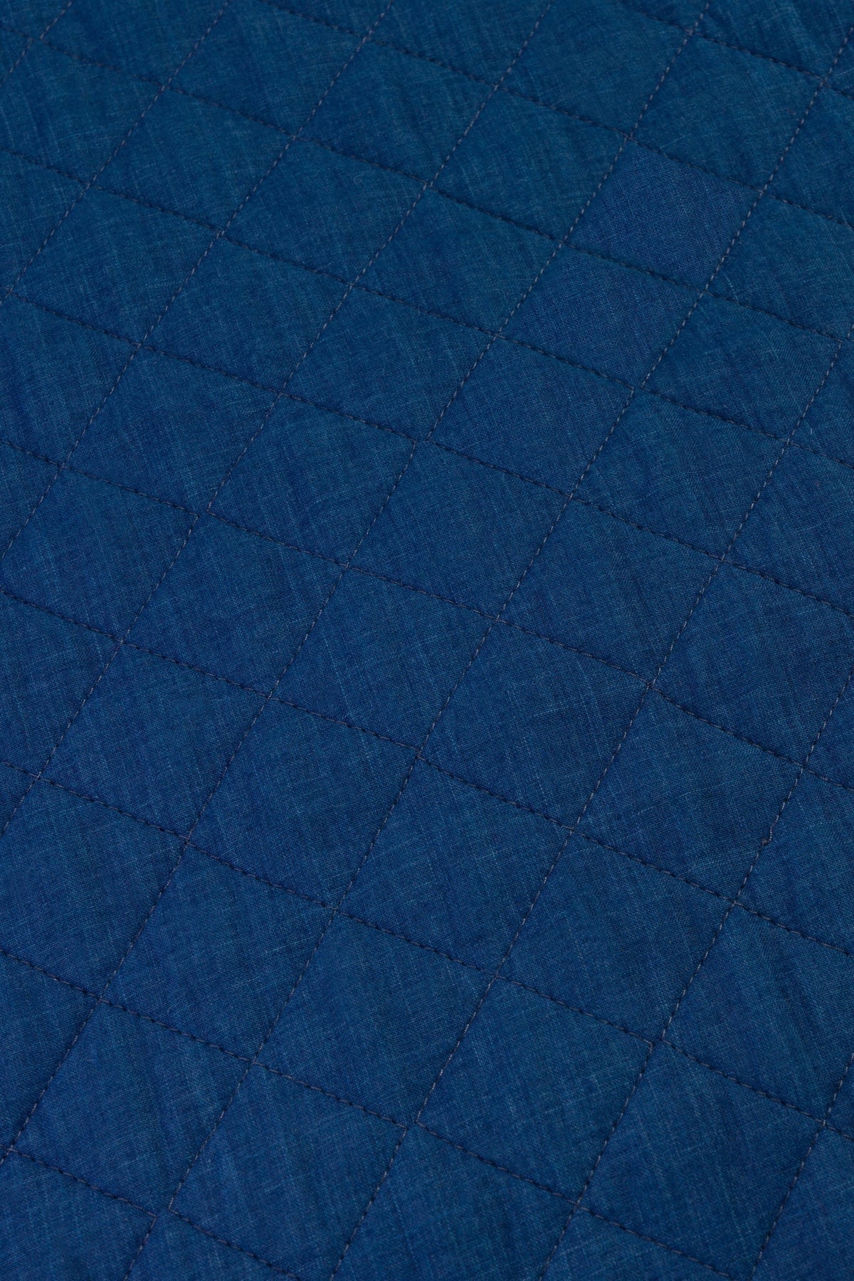 Duncan Quilted Jacket Solid Indigo - KINGS OF INDIGO